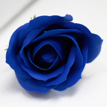 CSFH-06 - Savon aux fleurs pour l'artisanat - Med Rose - Bleu royal - Vendu en 50x unité/s par extérieur 3