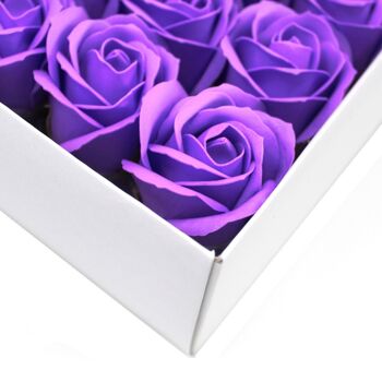 CSFH-11 - Savon aux fleurs pour l'artisanat - Rose Med - Lavande - Vendu en 50x unité/s par extérieur 2