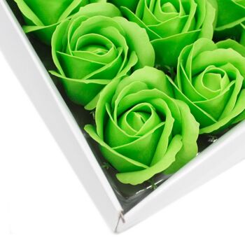 CSFH-14 - Savon aux fleurs pour l'artisanat - Med Rose - Vert - Vendu en 50x unité/s par extérieur 2