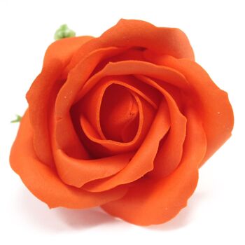 CSFH-17 - Savon aux fleurs pour l'artisanat - Med Rose - Sunset Orange - Vendu en 50x unité/s par extérieur 2