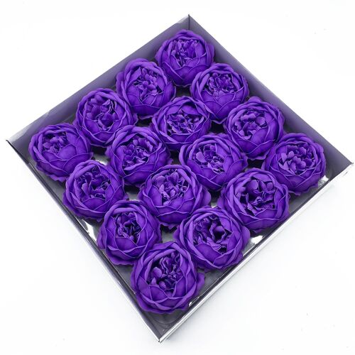 CSFH-57 - Craft Soap Flower - Ext Large Peony - Lavender - Sold in 16x unit/s per outer
