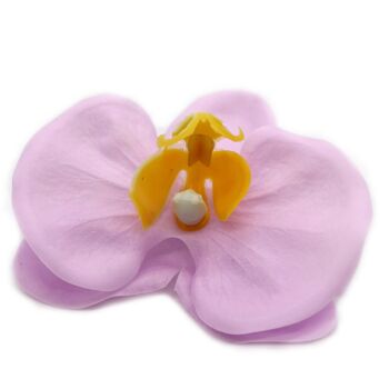 CSFH-77 - Fleur de savon artisanale - Orchidée - Violet clair - Vendu en 25x unité/s par extérieur 2