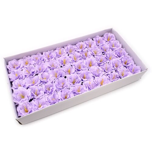 CSFH-83 - Craft Soap Flower - Small Peony - Light Purple - Sold in 50x unit/s per outer
