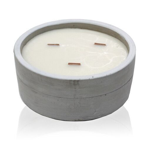 CWC-01 - Large Concrete Soy Candle - Patchouli & Dark Amber - Sold in 2x unit/s per outer