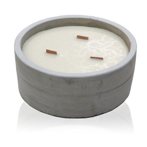 CWC-02 - Large Concrete Soy Candle - Crushed Vanilla & Orange - Sold in 2x unit/s per outer