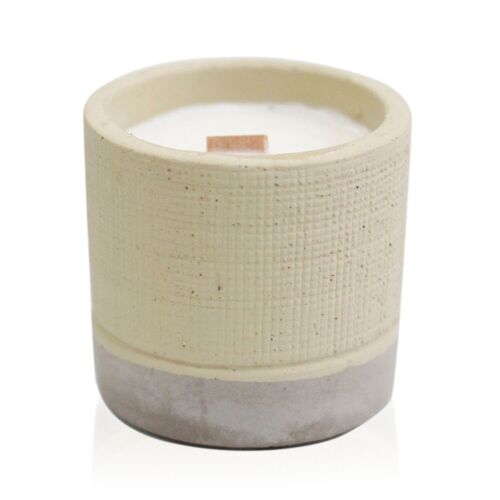 CWC-10 - Pot Concrete Soy Candle - Grey - Coffee in the Club - Sold in 3x unit/s per outer