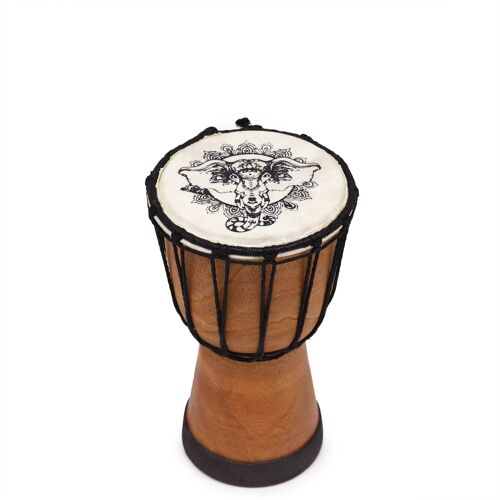 DD-02 - Handmade Wide Top Djembe Drum - 20cm - Sold in 1x unit/s per outer