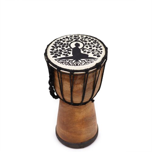 DD-03 - Handmade Wide Top Djembe Drum - 25cm - Sold in 1x unit/s per outer