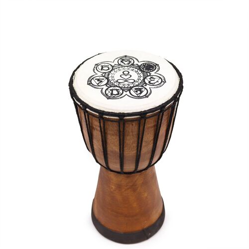 DD-04 - Handmade Wide Top Djembe Drum - 30cm - Sold in 1x unit/s per outer
