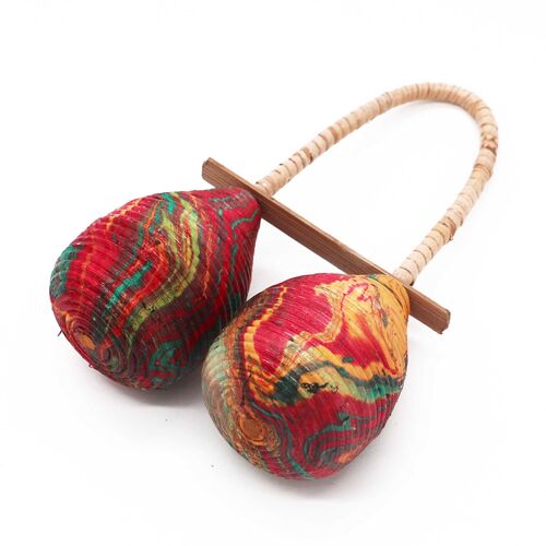 DMI-11 - Maracas Rattle - Double Loop - Sold in 1x unit/s per outer