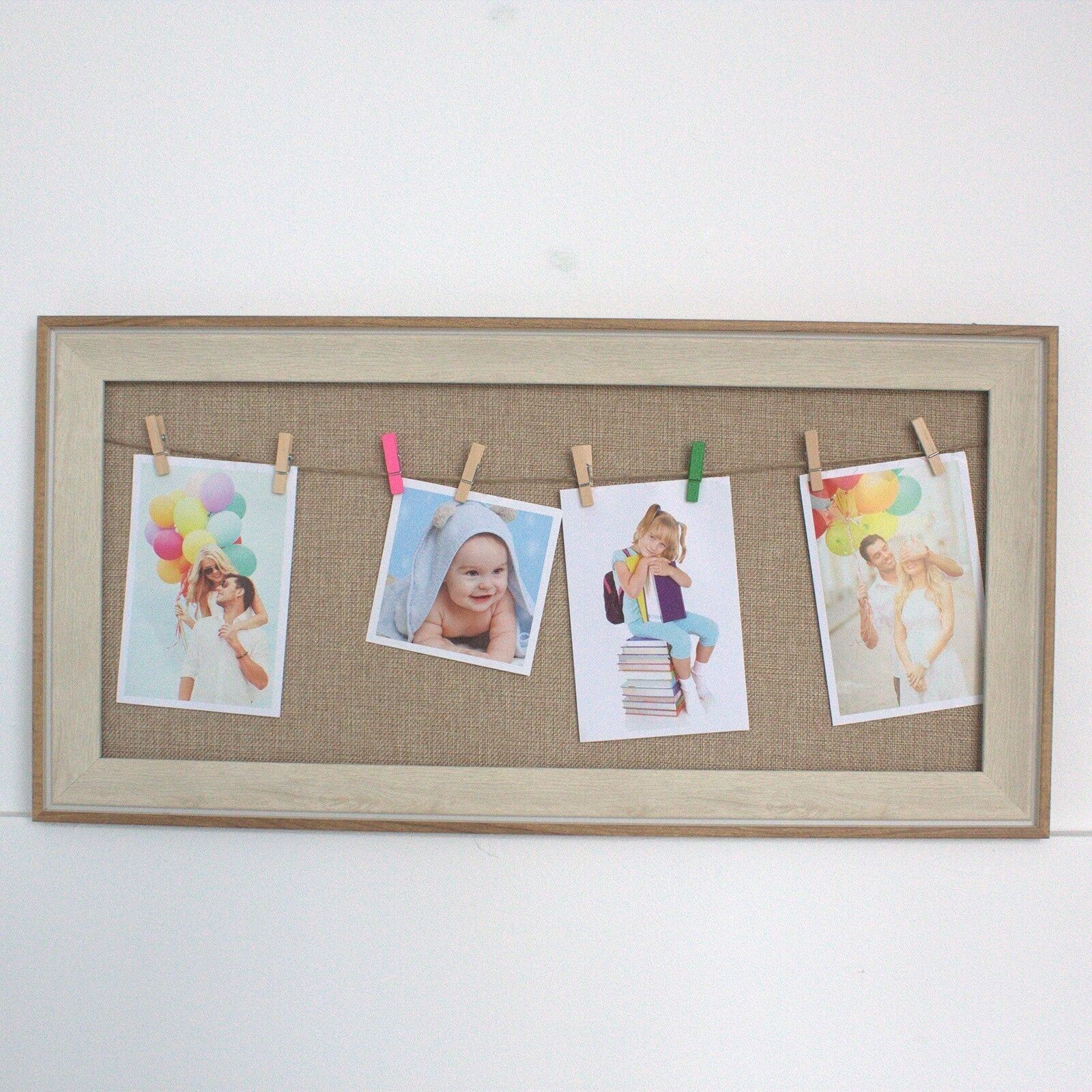 DMPF-05 - Med DIY Peg Photo Frames - Natural Jute - Sold in 1x unit/s per outer