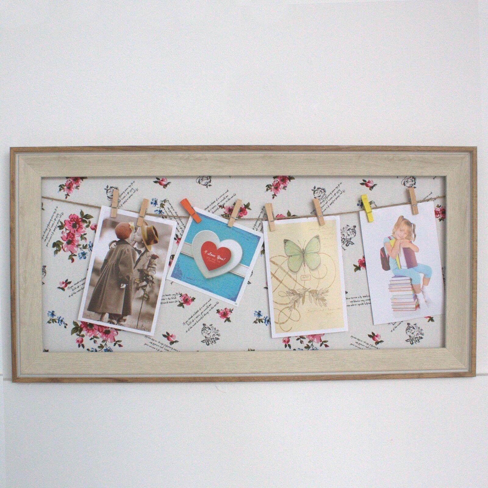 DMPF-08 - Med DIY Peg Photo Frames - Floral - Sold in 1x unit/s per outer