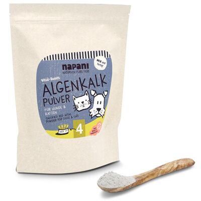 Polvo de algas y lima para perros y gatos, 500g