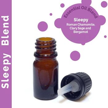 EblUL-04 - Mélange d'huiles essentielles Sleep Easy 10 ml - Étiquette blanche - Vendu en 10x unité/s par extérieur