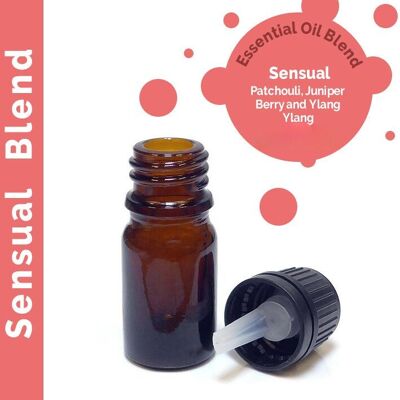 EblUL-08 - Mezcla de aceites esenciales sensuales 10 ml - Etiqueta blanca - Se vende en 10 unidades por exterior