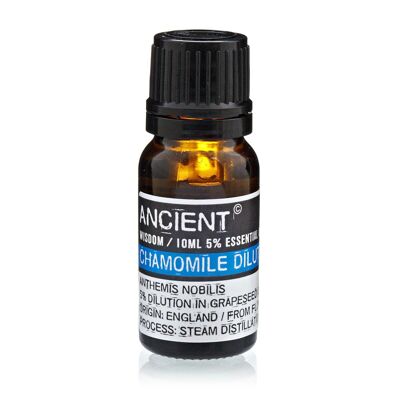 EO-18 - Olio essenziale di camomilla romana (diluito) da 10 ml - Venduto in 1 unità/e per confezione
