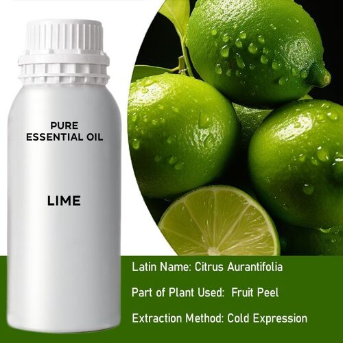 EOB-29 - Lime Essential Oil - Bulk - 0.5Kg - Sold in 1x unit/s per outer