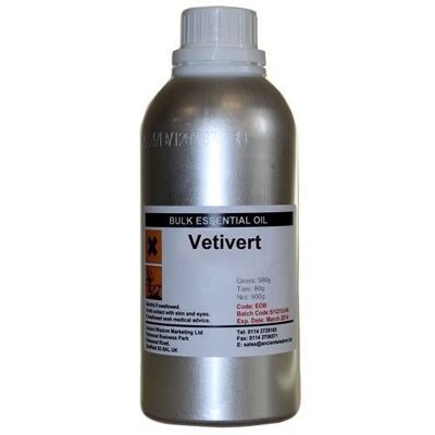 EOB-54 - Olio essenziale di Vetivert - Sfuso - 0.5Kg - Venduto in 1x unità/e per esterno