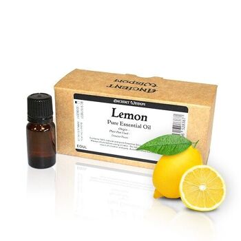 EOUL-12 - 10 ml d'huile essentielle de citron sans marque - Vendu en 10x unité/s par extérieur