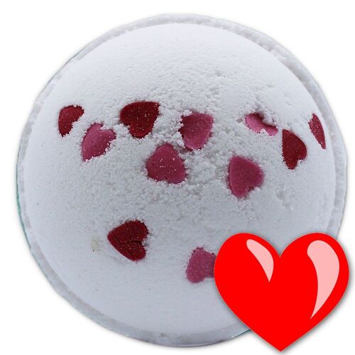 FBB-02 - Love Hearts Bath Bomb - Wild Flowers - Sold in 16x unit/s per outer