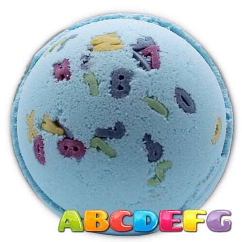 FBB-01 - Alphabet Bath Bomb - Pomegranate & Cassis - Sold in 16x unit/s per outer