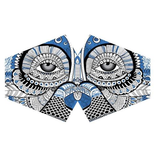 FFM-06 - Reusable Fashion Face Covering - Mystical Owl (Adult) - Sold in 3x unit/s per outer