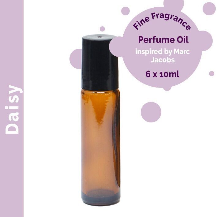 FFPOUL-03 - Aceite de perfume con fragancia fina Daisy de 10 ml - Etiqueta blanca - Se vende en 6 unidades por exterior