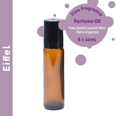 FFPOUL-10 - Eiffel Fine Fragrance Parfümöl 10 ml - Weißes Etikett - Verkauft in 6x Einheit/en pro Umkarton