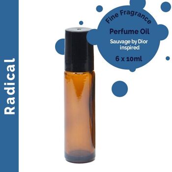 FFPOUL-17 - Huile de Parfum Radical Fine Fragrance 10ml - Étiquette Blanche - Vendu en 6x unité/s par extérieur