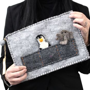 FFPP-07 - Pochette pour tablette avec marionnettes à doigt - Vendu en 1x unité/s par extérieur 2