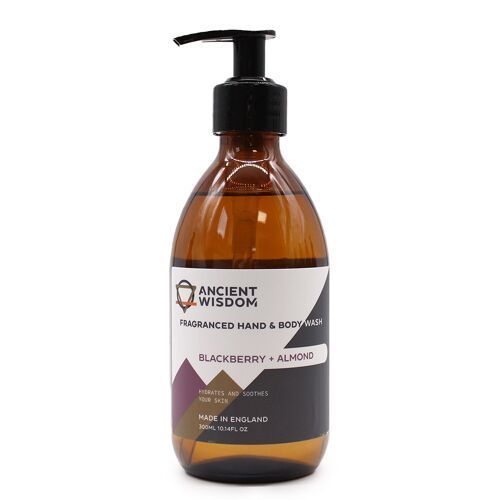 FHBW-02 - Blackberry & Almond Hand & Body Wash  300ml - Sold in 4x unit/s per outer