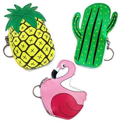 FMP-03 - Fun Money Pouch (asst designs) - Tropical Dreams - Vendu en 6x unité/s par extérieur