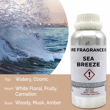 FOBp-105 - Huile parfumée pure Sea Breeze - 500 ml - Vendue en 1x unité/s par extérieur 1