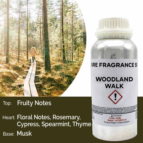 FOBp-125 - Woodland Walk Pure Fragrance Oil - 500ml - Sold in 1x unit/s per outer
