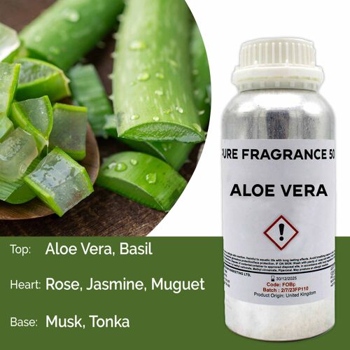 FOBP-132 - Aloe Vera Pure Fragrance Oil - 500ml - Sold in 1x unit/s per outer