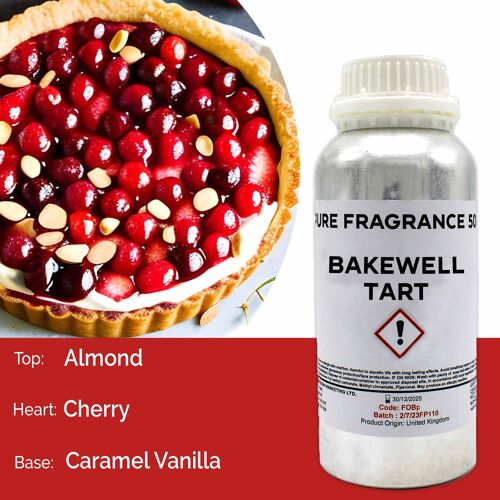 FOBP-135 - Bakewell Tart Pure Fragrance Oil - 500ml - Sold in 1x unit/s per outer