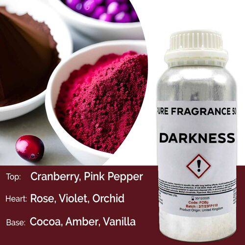 FOBP-141 - Darkness Pure Fragrance Oil - 500ml - Sold in 1x unit/s per outer