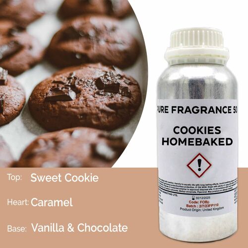 FOBP-150 - Cookies Homebaked Pure Fragrance Oil - 500ml - Sold in 1x unit/s per outer