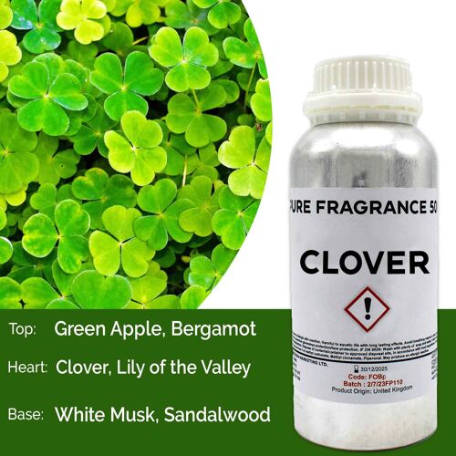 FOBP-147 - Clover Pure Fragrance Oil - 500ml - Sold in 1x unit/s per outer