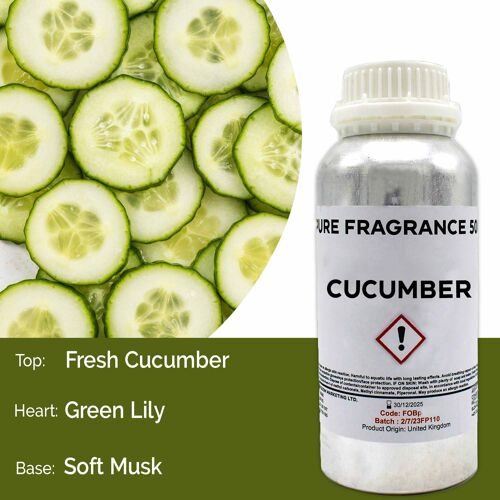 FOBP-152 - Cucumber Pure Fragrance Oil - 500ml - Sold in 1x unit/s per outer