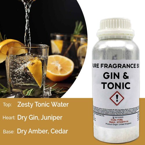 FOBP-159 - Gin & Tonic Pure Fragrance Oil - 500ml - Sold in 1x unit/s per outer