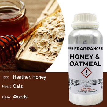 FOBP-169 - Huile parfumée pure au miel et à l'avoine - 500 ml - Vendue en 1x unité/s par extérieur