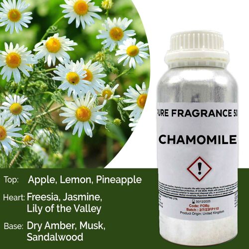 FOBP-17 - Chamomile Pure Fragrance Oil - 500ml - Sold in 1x unit/s per outer