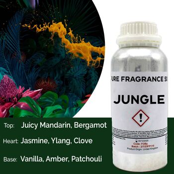 FOBP-171 - Huile parfumée Jungle Pure - 500 ml - Vendue en 1x unité/s par extérieur
