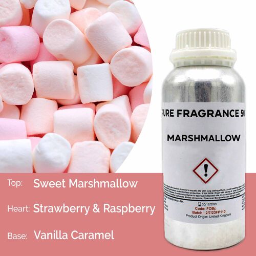 FOBP-178 - Marshmallow Pure Fragrance Oil - 500ml - Sold in 1x unit/s per outer