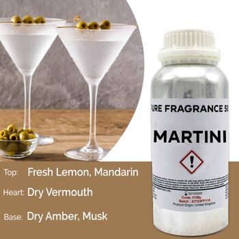 FOBP-179 - Huile parfumée pure Martini - 500 ml - Vendu en 1x unité/s par extérieur