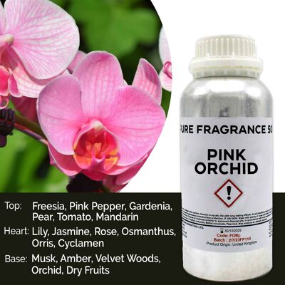 FOBP-193 - Olio profumato puro di orchidea rosa - 500 ml - Venduto in 1 unità/e per confezione esterna