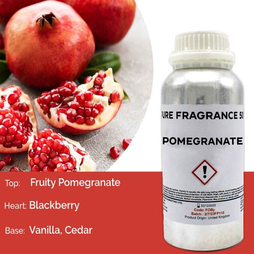 FOBP-195 - Pomegranate Pure Fragrance Oil - 500ml - Sold in 1x unit/s per outer