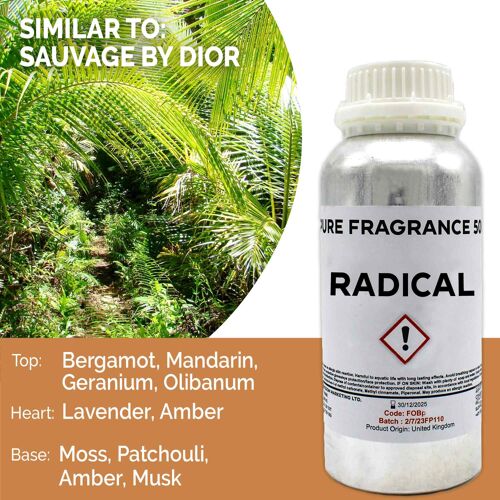 FOBP-226 - Radical Pure Fragrance Oil - 500ml - Sold in 1x unit/s per outer