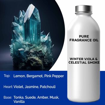 FOBP-239 - Huile parfumée pure Winter Viola & Celestial Smoke - 500 ml - Vendue en 1x unité/s par extérieur